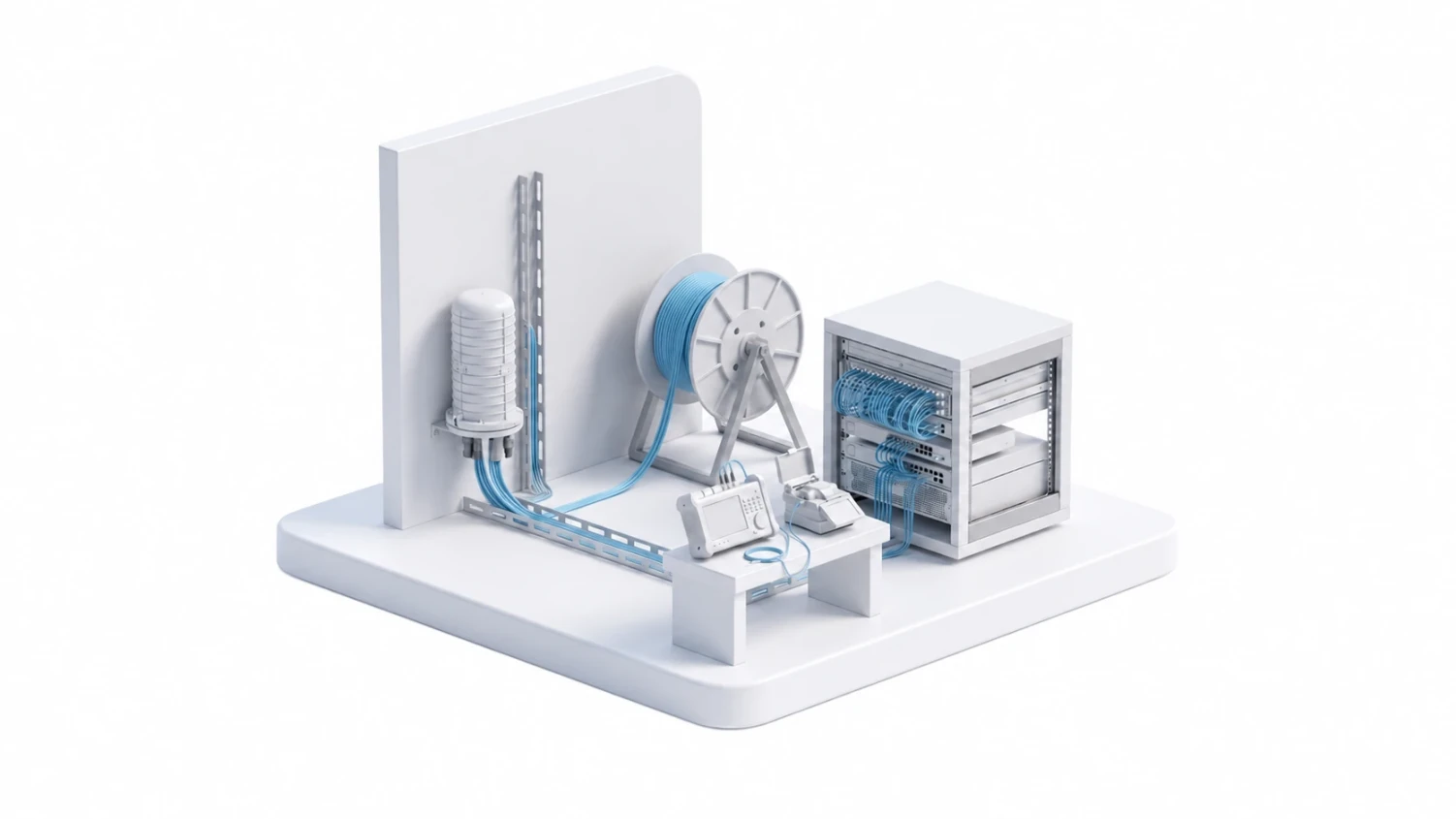 Fibre-optic communication lines